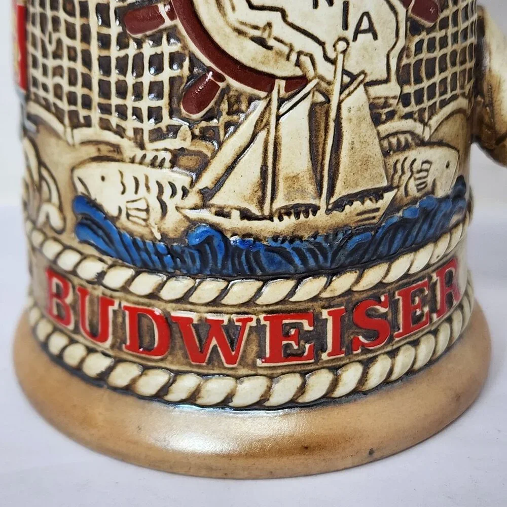 Vintage Budweiser Limited Edition San Francisco Ceramic Beer Stein - Picture 4 of 13